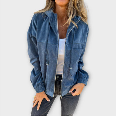 Mara – Lehká bunda kapucí a zipem