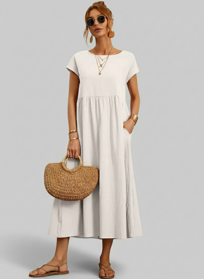 Ruby – Bavlněno-lněné šaty