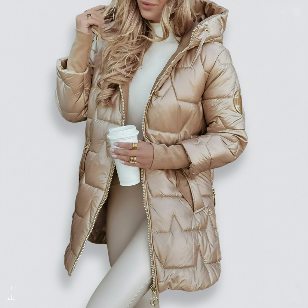 Nolwen – Zimní kabát s kapucí