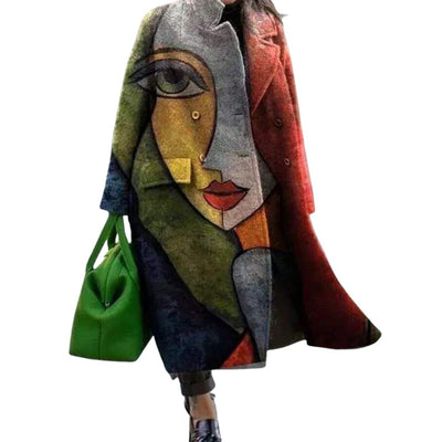 NATALIA - Hřejivý oversize kabát