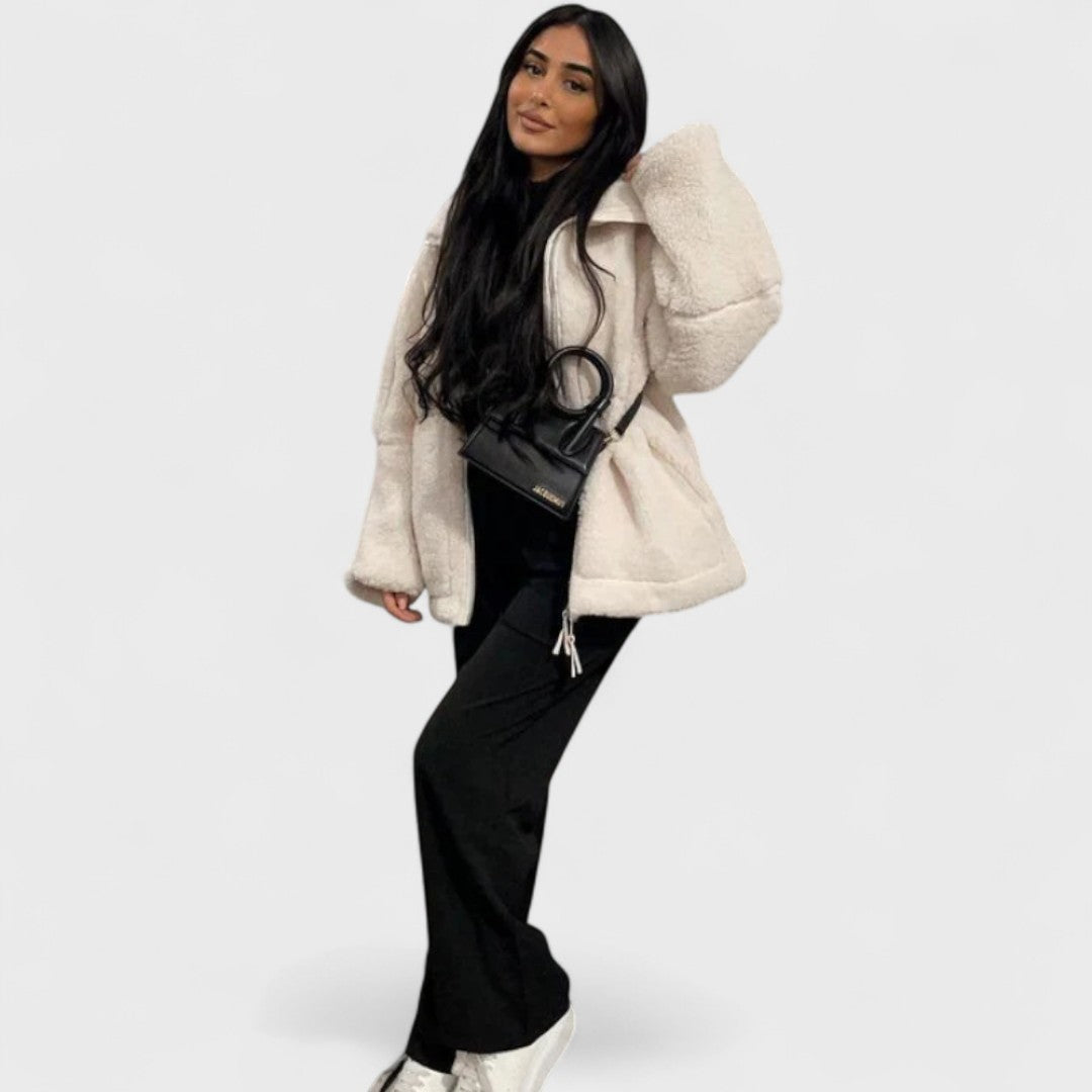 Kaja – Hřejivý teddy kabát