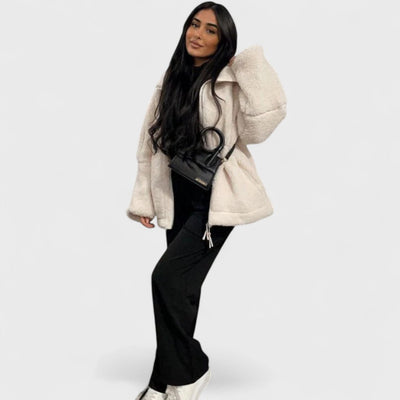 Kaja – Hřejivý teddy kabát