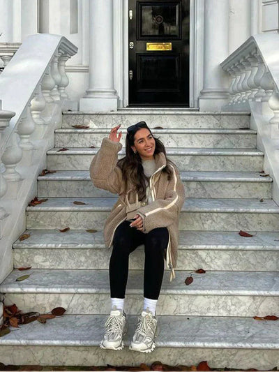 Kalina – Oversize teddy kabát