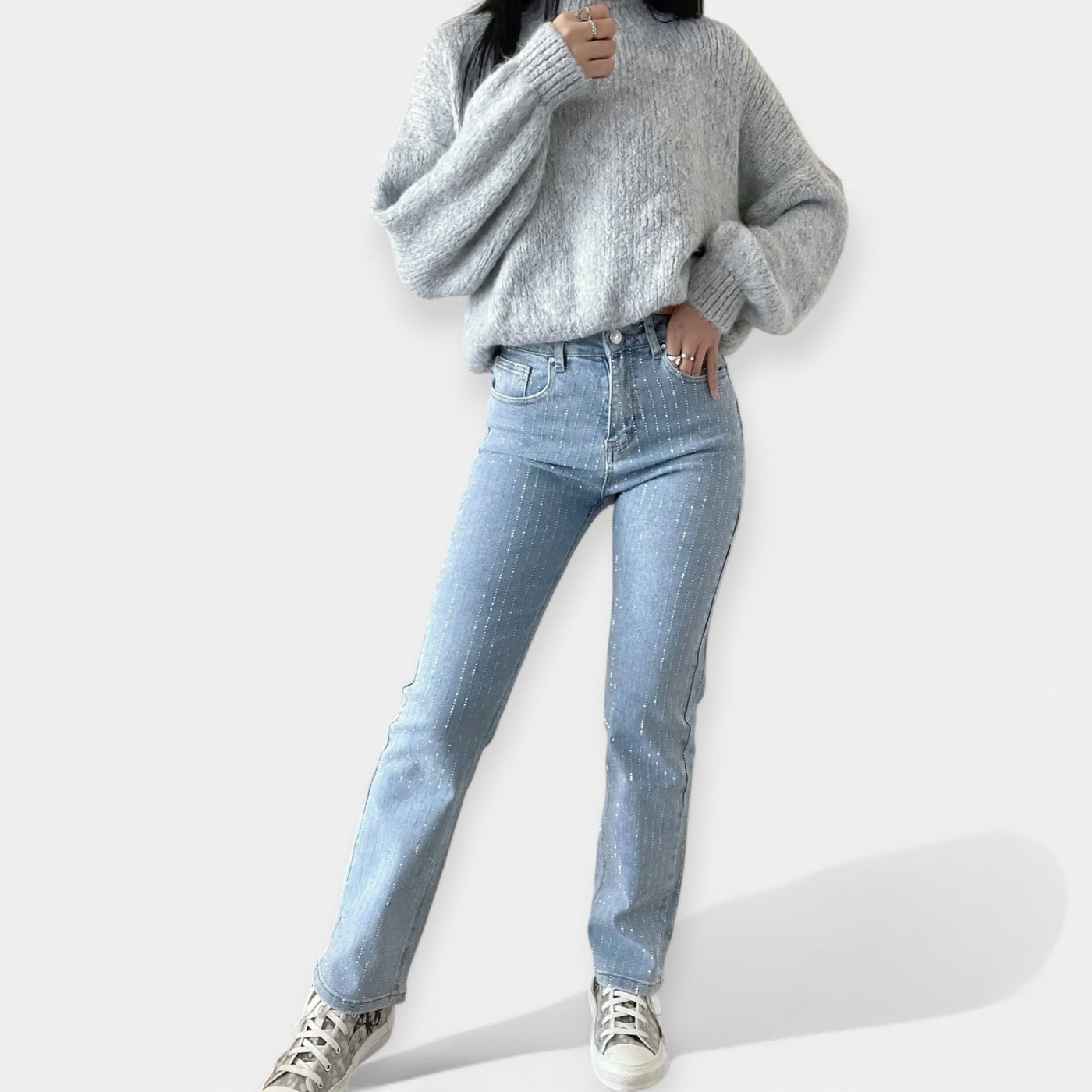 Veraniegos – Džínsy s jemným leskem