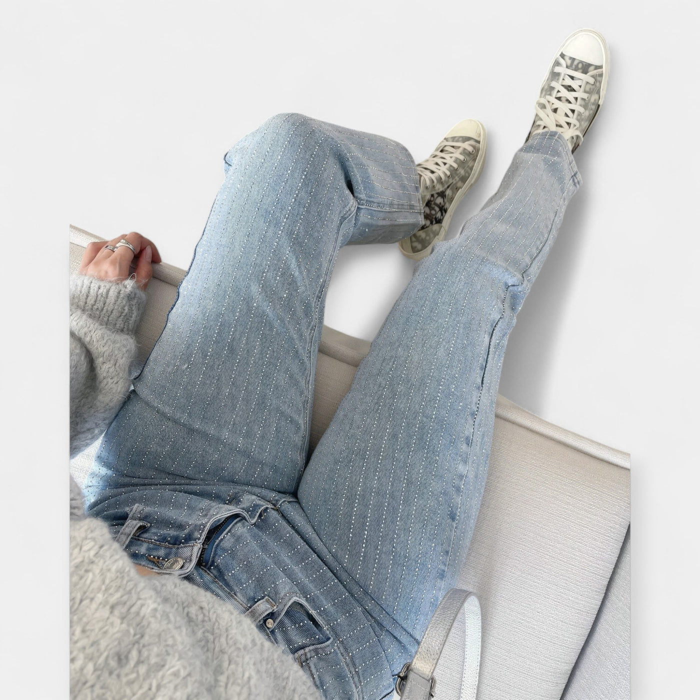 Veraniegos – Džínsy s jemným leskem